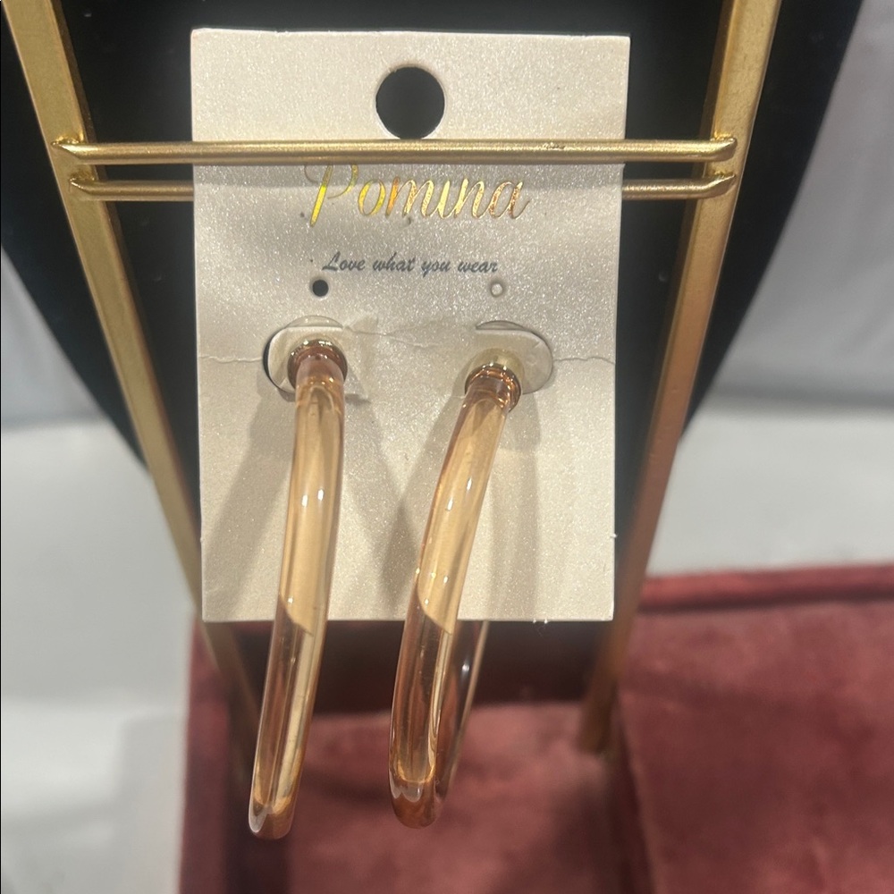 Pomina Gold-Tone Hoop Earrings